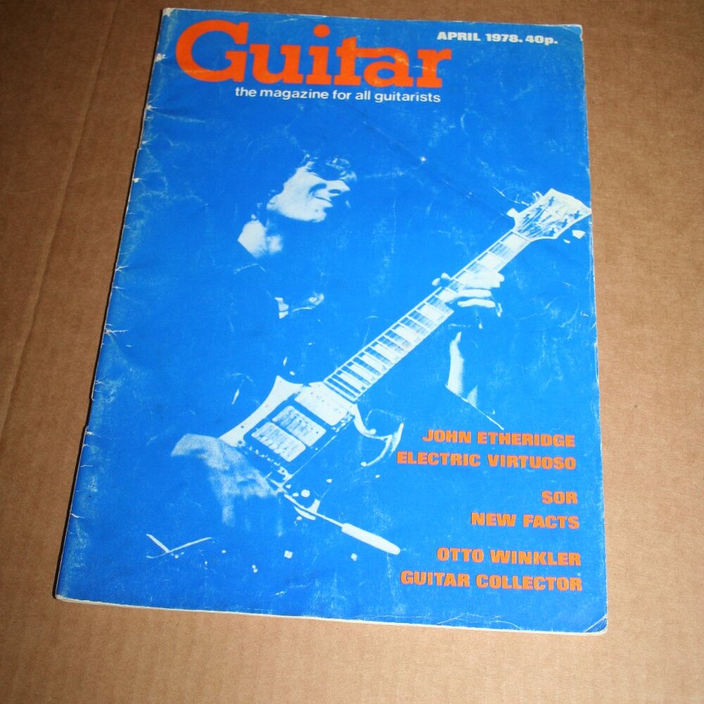 Guitar Magazine John Etheridge Electric Virtuoso  April 1978 Magazine